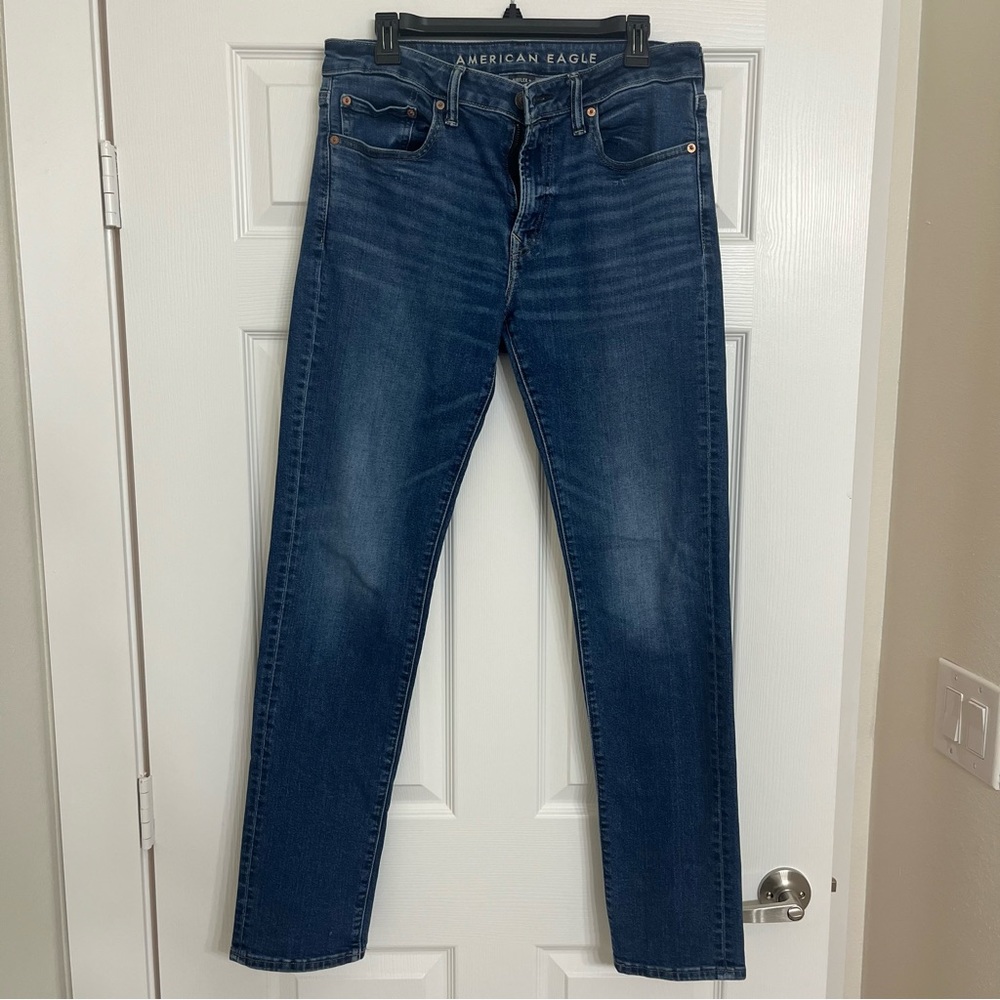 American Eagle Airflex+ Slim Straight Jeans Size 32x34